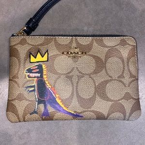 Coach Wallet X Jean Michel Basquiat Wallet Coin Clutch Limited Edition Unisex